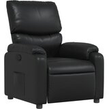 Maison Chic Naslanjač - Relax naslanjač črno umetno usnje, (22062228) | Shoptok.si