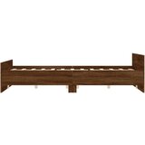  Kreveta s uzglavljem i podnožjem boja hrasta 120x200 cm | shoptok.hr