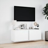  Zidni TV ormarić s LED svjetlima bijeli 100 x 31 x 35 cm | Shoptok.si
