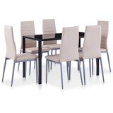  Sedmodijelni blagovaonski set boja cappuccina | shoptok.hr