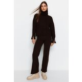 Trendyol Brown Bottom-Top Set with Basic Trousers and Knitwear | Shoptok.si