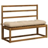  Jastučić za klupu VIANEN 100% poliester Krem 110 x 40 x 12 cm - Krem 110 x 40 x 12 cm | shoptok.hr