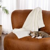 WALLXPERT Blanket 80 - Cream Cream Cat Blanket Cene