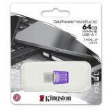  MEMORIJA Kingston DT microDuo 3C 64GB USB Type-A and USB Type-C port Up to 200MB/s read | Eponuda.ba