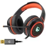 HP030 gejmerske hp slušalice, hifi 7.1, crno-narandžaste