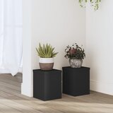 vidaXL Stalci za biljke 2 kom crni 15x15x20 cm konstruirano drvo cijene