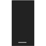 Viseći ormarić crni 29 5 x 31 x 60 cm od konstruiranog drva | shoptok.hr
