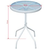  3-dijelni bistro set čelični crni | shoptok.hr