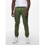 Only & Sons Hlače iz tkanine 22016687 Zelena Tapered Fit | Shoptok.si
