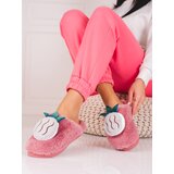 SHELOVET Soft slippers for women pink Cene