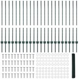  Zavarena žičana ograda 50 x 1 m (Š x V) Čelik premazan PVC-om | Shoptok.si