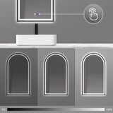 Tutumi Stensko ogledalo LED 60x100cm DASH BLACK | Shoptok.si
