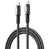 Remax DATA kabl BRAIDED TIP C na TIP C CB25 65W 1.2m, crni ( 941 ) Cene