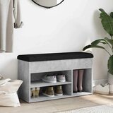 vidaXL klupa za cipele boja betona 82 x 32 x 45 5 cm konstruirano drvo | shoptok.hr
