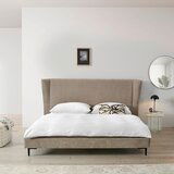 Livetastic OBLAZINJENA POSTELJA 181 cm x 201 cm , les, kovina, tekstil bež | Shoptok.si