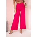 Kesi Pants with a wide leg fuchsia | Shoptok.si
