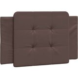  Okvir kreveta s LED svjetlima smeđi 90 x 200 cm od umjetne kože | shoptok.hr