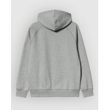 Carhartt WIP Chase Pulover s kapuco grey heather / gold Slike