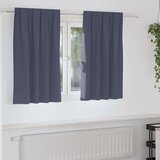  Zavjese sa zavjesama 2 pcs Antracit Poliester | shoptok.hr