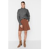 Trendyol Anthracite Wide Pattern Soft Texture Basic Knitwear Sweater | shoptok.hr