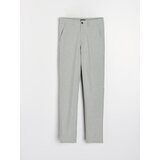 Sinsay Slim fit chino hlače u kariranu uzorku | shoptok.hr