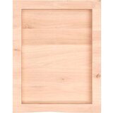  Stenska polica 40x50x(2-6) cm neobdelana trdna hrastovina | Shoptok.si