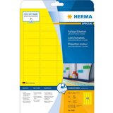 Herma Labels yellow 45,7x21,2 20 Sheets DIN A4 960 pcs. 4366 | shoptok.hr