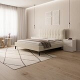 Bessagi Home Oblazinjena Postelja Clea, 180x200, Krem | Shoptok.si