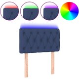  Uzglavlje plavo 80 x 7 x 78/88 cm od tkanine | shoptok.hr