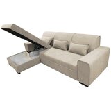MID.YOU KOTNA SEDEŽNA GARNITURA, struktura, bouclé bež | Shoptok.si