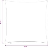  Presvlaka za jastuk 2 pcs ALMELO Siva zelena 55 x 55 cm Kord | shoptok.hr