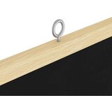  Bilten ploča Crna 80 x 80 x 1.4 cm Masivna borovina | shoptok.hr