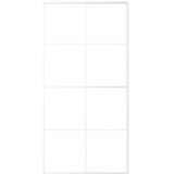  Klizna vrata od stakla ESG i aluminija 102,5 x 205 cm bijela | shoptok.hr