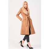 Dewberry Z6671 WOMEN'S COAT-CAMEL | shoptok.hr