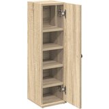 vidaXL Kopalniška omarica z držalom za zvitke sonoma 20,5x22x72 cm | Shoptok.si