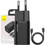 Baseus super si hitri polnilec 1C 25W s kablom usb-c za usb-c 1m (črn) Cene
