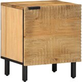 vidaXL Noćni ormarić smeđi 40x33x46 cm Puno drvo Mango Cijene
