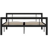 Okvir za krevet crno-bijeli metalni 120 x 200 cm | Eponuda.ba