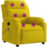 Maison Chic masažni naslanjač - Relax naslanjač rumen žamet, (22134868) | Shoptok.si