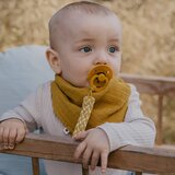 Bibs lesena priponka za dudo braid petrol/baby blue | Shoptok.si