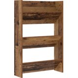 vidaXL ormarići za cipele na zidu 2 pcs staro drvo 60 x 18 x 60 cm | shoptok.hr