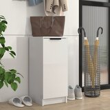 vidaXL ormarić za cipele sjajni bijeli 30x35x70 cm konstruirano drvo Cijene