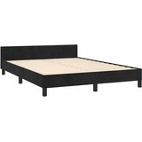  Okvir za krevet bez madraca crni 140x200 cm baršunasti | shoptok.hr