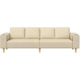  Kauč za dnevni boravak Krema 250 x 77 x 76 cm Poliester | shoptok.hr