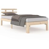  Posteljni okvir iz trdnega lesa 90x190 cm, (20905794) | Shoptok.si