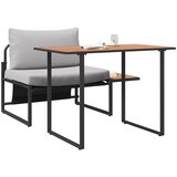 Vanjsko čelično sjedenje 2 pcs Svjetlosiva Čelik | shoptok.hr