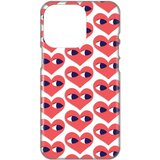  silikonska maska za iPhone 14 Pro 6.1 Eye Heart Pattern Print Skin šarena Cene