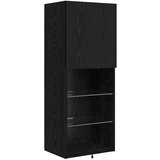 TV zidne jedinice Zidne 4 pcs Crni hrast Konstruirano drvo | shoptok.hr