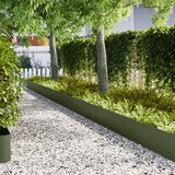 vidaXL Olivna zelena Plastika 100 x 0.5 x 30 cm Razširljivo | Shoptok.si