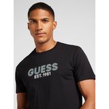 Guess Majica 'CLASSIC' crna / bijela | shoptok.hr